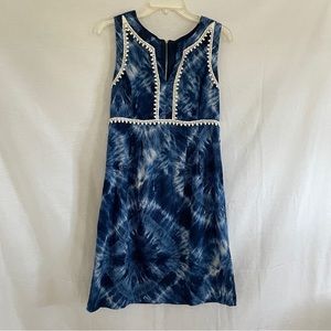 Nine West Blue Tie Dye dress - size 8
